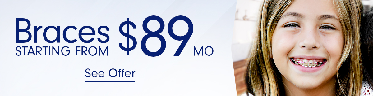 Braces starting from $89 at absolute dental