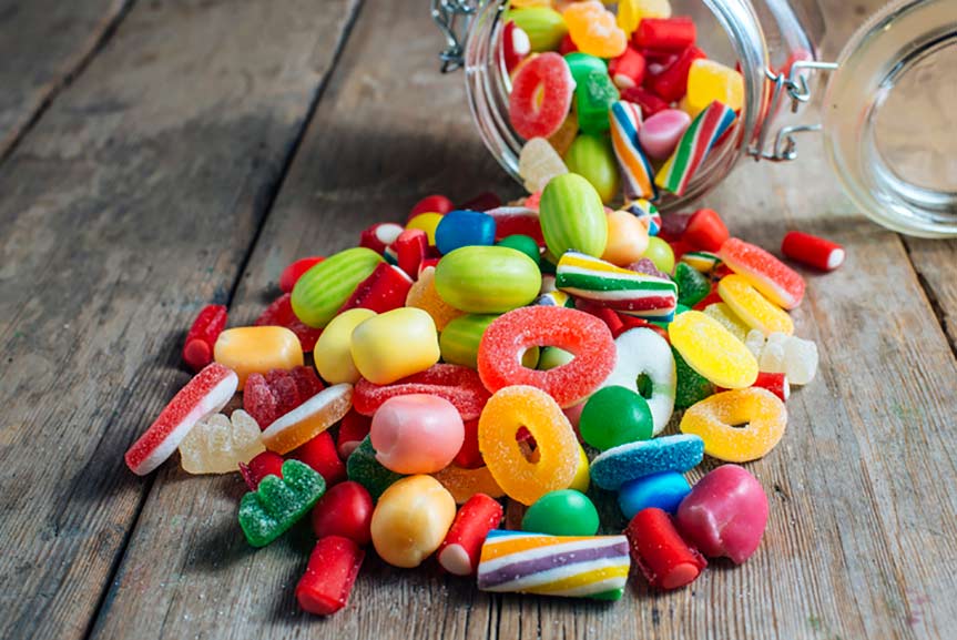 candy will damage your teeth