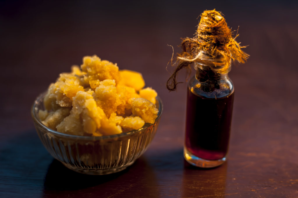 raw jaggery and ayurvedic oils