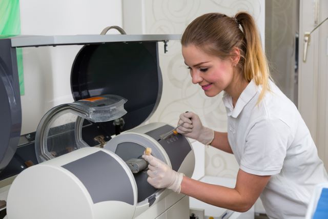 Cerec milling machine for making ceramic implants
