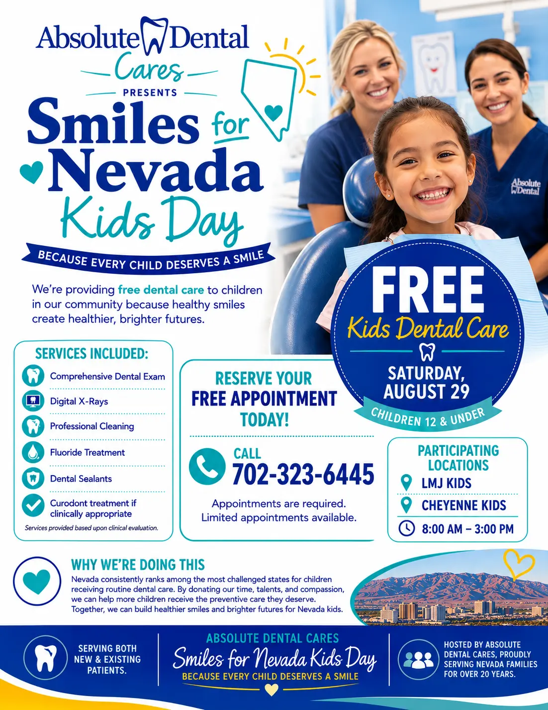 Smiles for Nevada Kids Day Corrected LMJ Kids & Cheyenne Kids